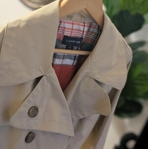 Lands' End Beige Trench Coat